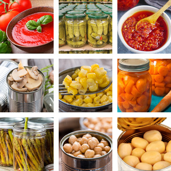 Applications for Vegetable Canning Production Line