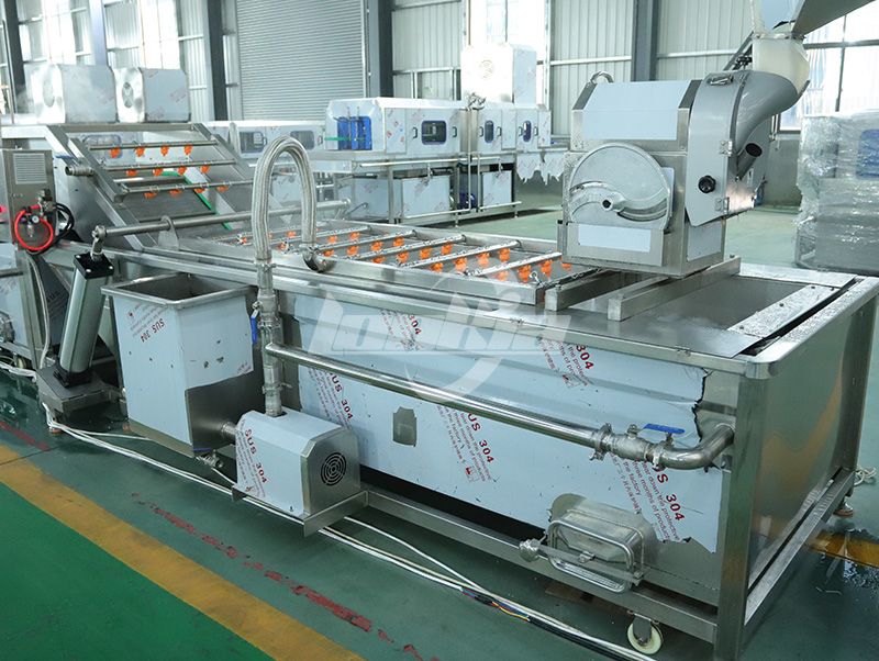 bubble washing machine in plant