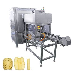 Pineapple Peeling and Coring Machine
